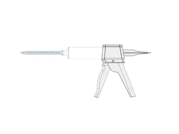 Manuel fugepistol